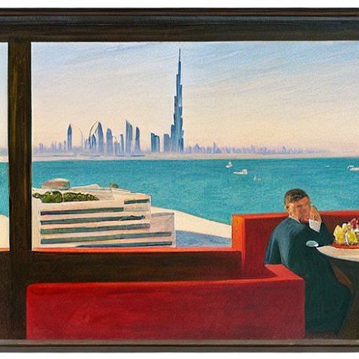 Cityscape View From Hotel Paintings