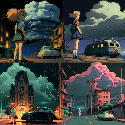 Studio Ghibli Style Anime Screengrabs