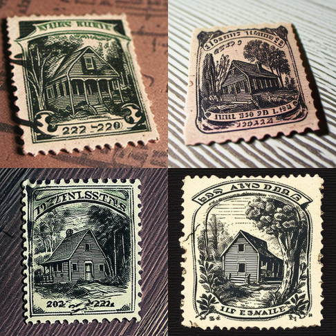 Vintage Us Postage Stamps