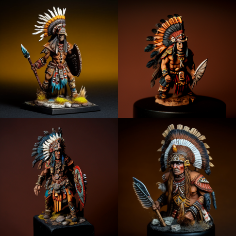 Warhammer Style Tabletop Miniatures