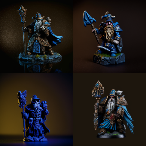 Warhammer Style Tabletop Miniatures